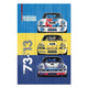 Obraz Wood Rally auta