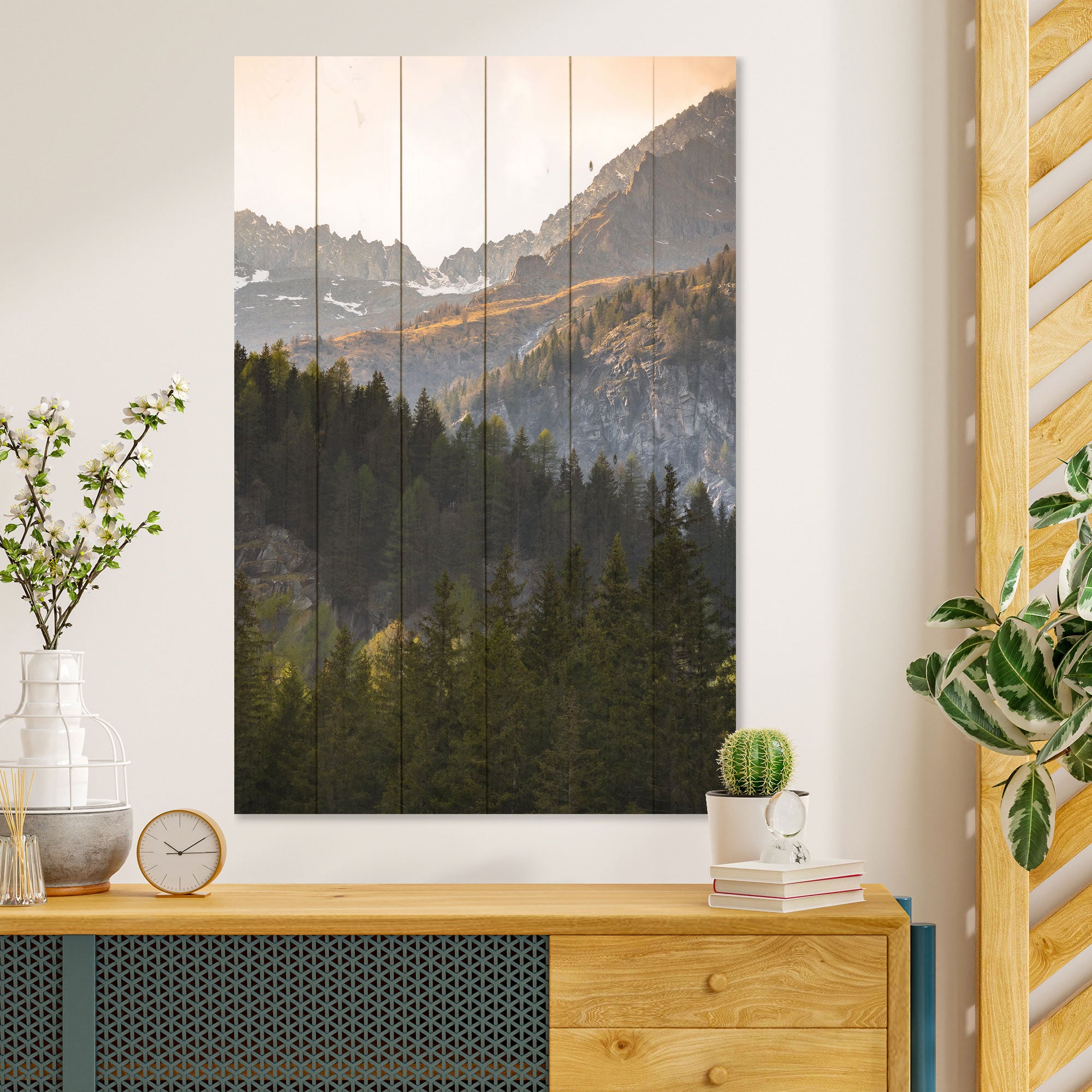 Obraz Wood Trees in the Mountains-40x60 cm