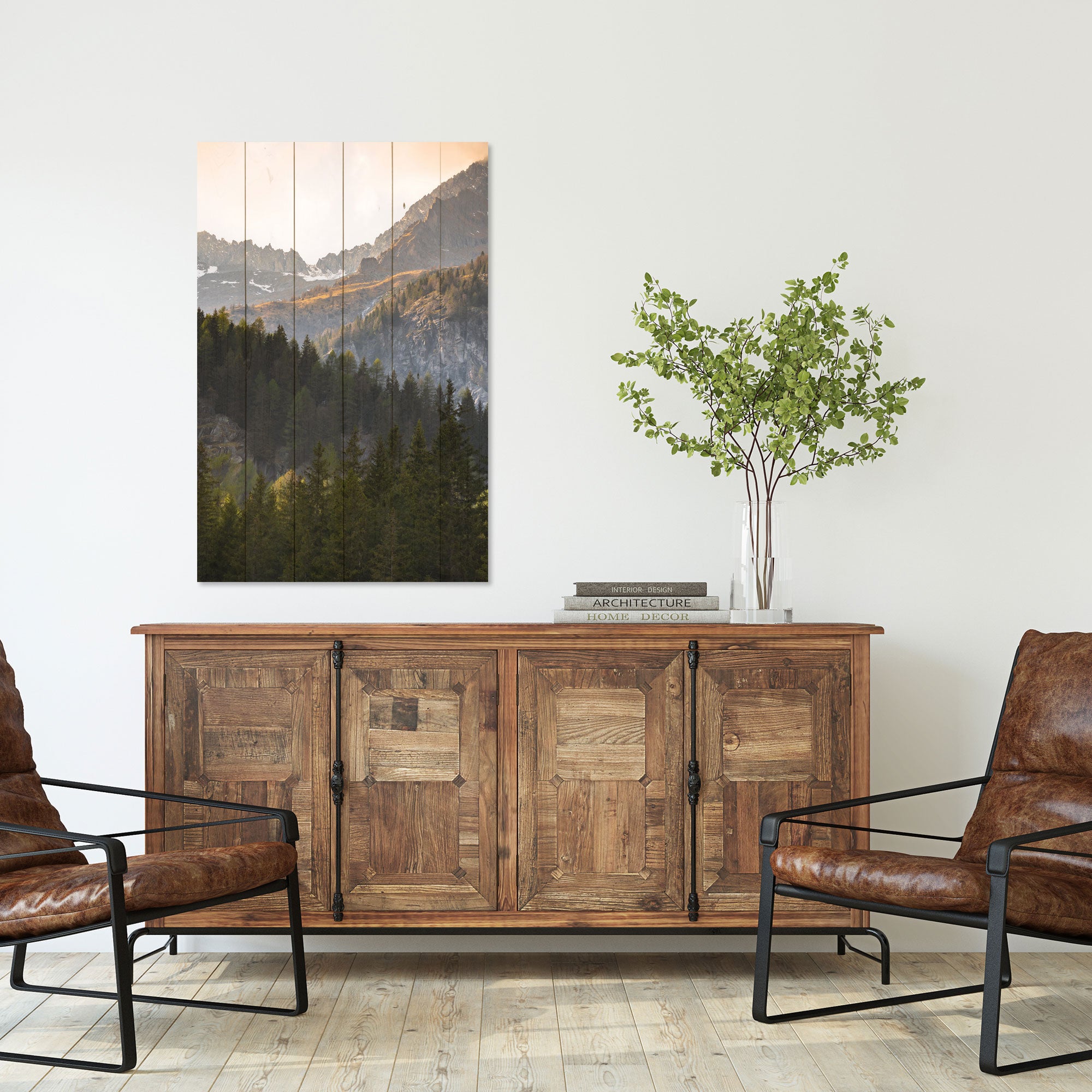 Obraz Wood Trees in the Mountains-40x60 cm