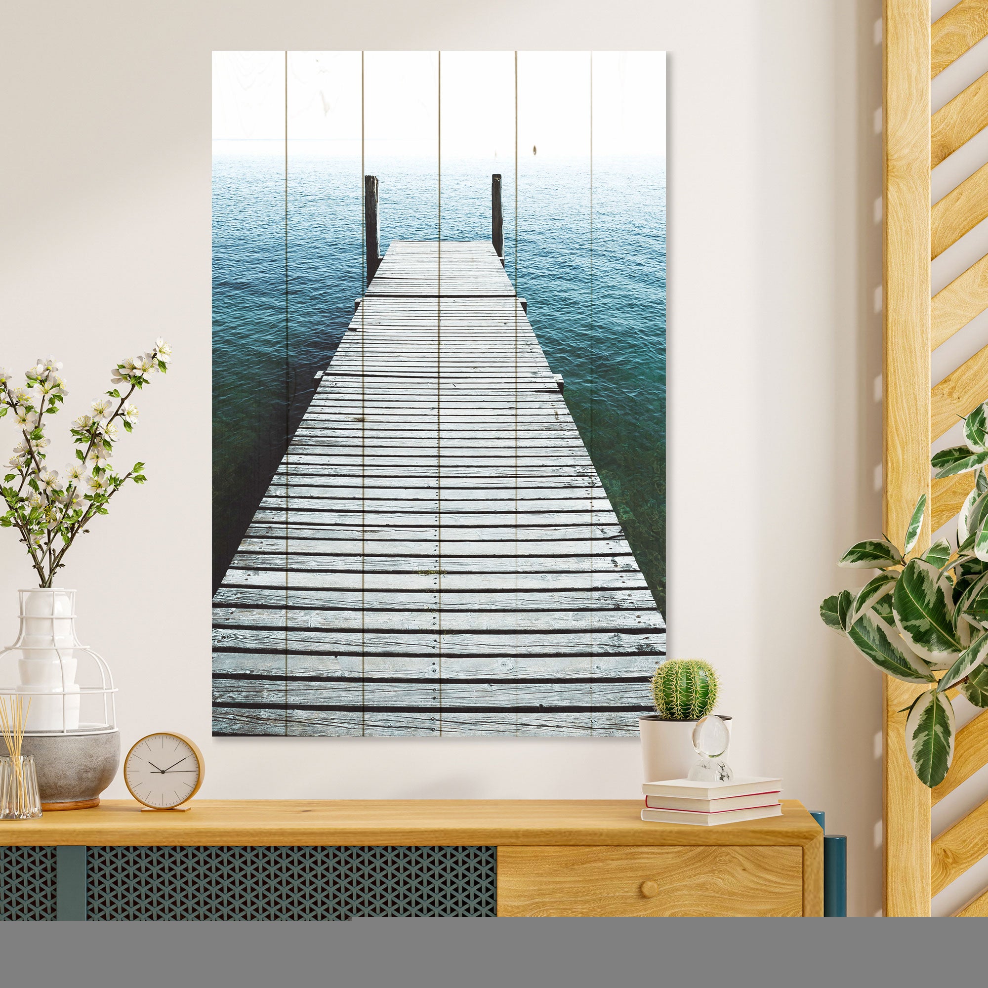 Wood Picture Port-70x90 cm