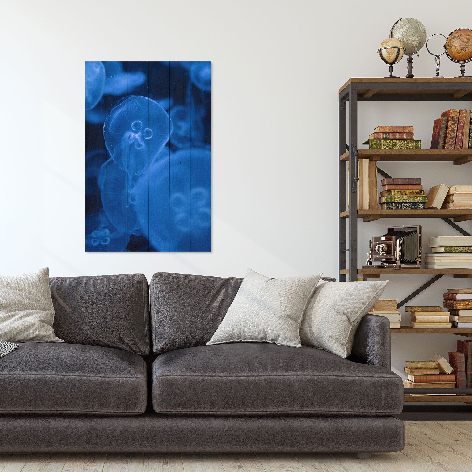 Obraz Wood Medúza-70x90 cm