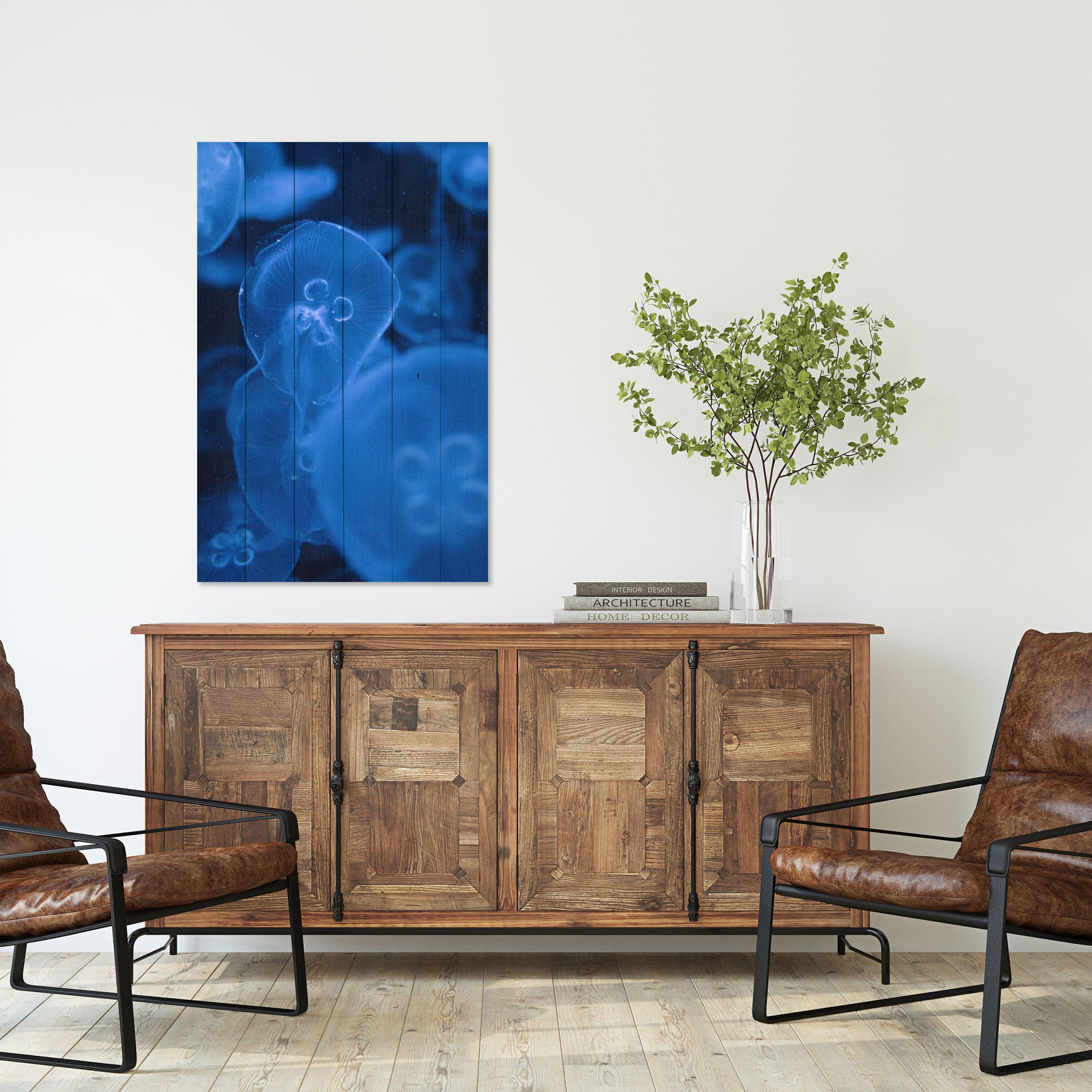 Wood Picture Medusa-30x30 cm