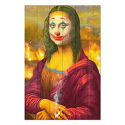 Wood Picture Mona Lisa Collage Joker-30x40 cm