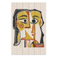 Obraz Wood Picasso Abstract 2-50x70 cm