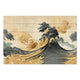 Wood Picture Rough Waves-40x60 cm