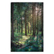 Obraz Wood Les ráno-50x70 cm