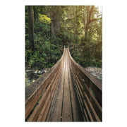 Obraz Wood Lesní most-40x60 cm