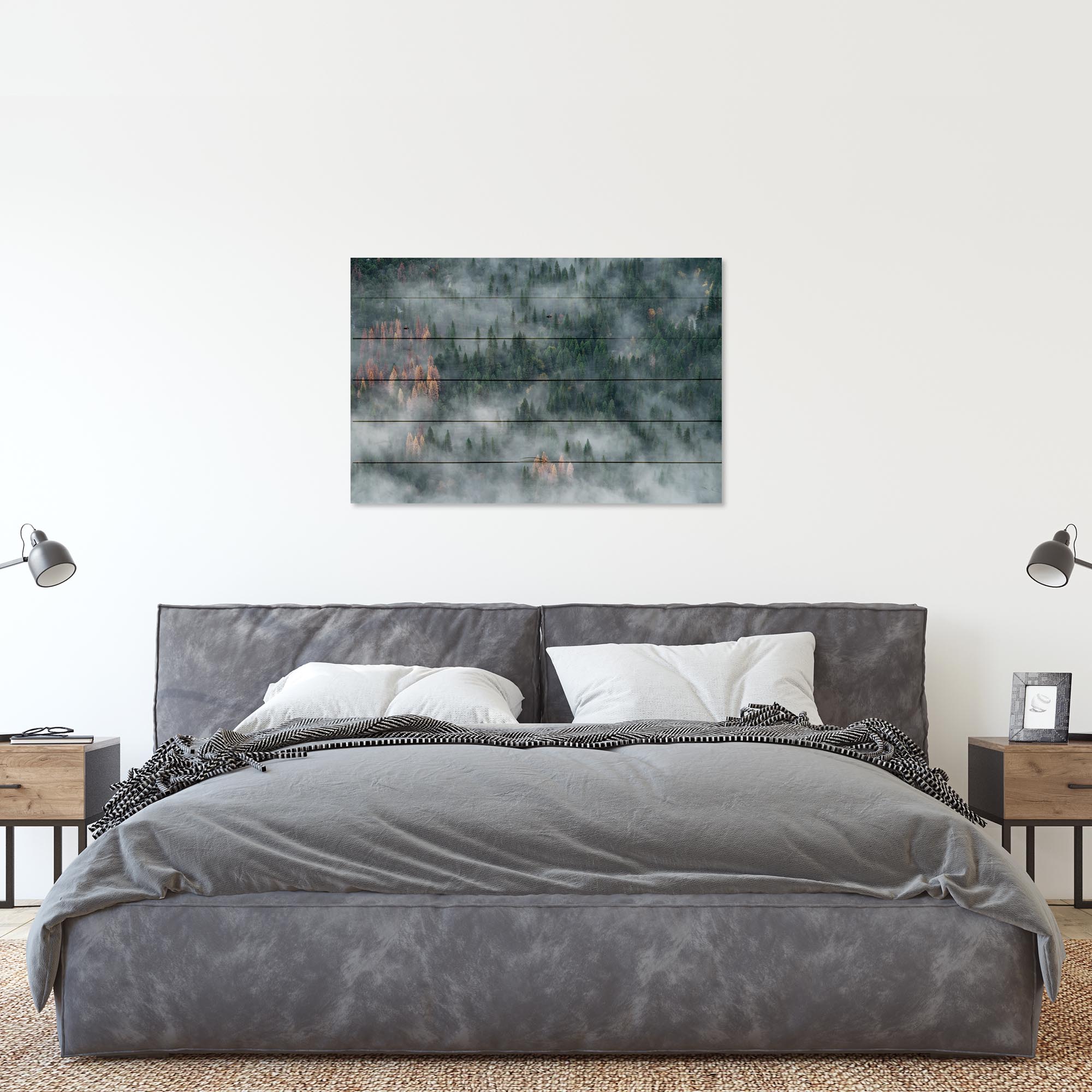 Obraz Wood Forest Po daždi-50x70 cm