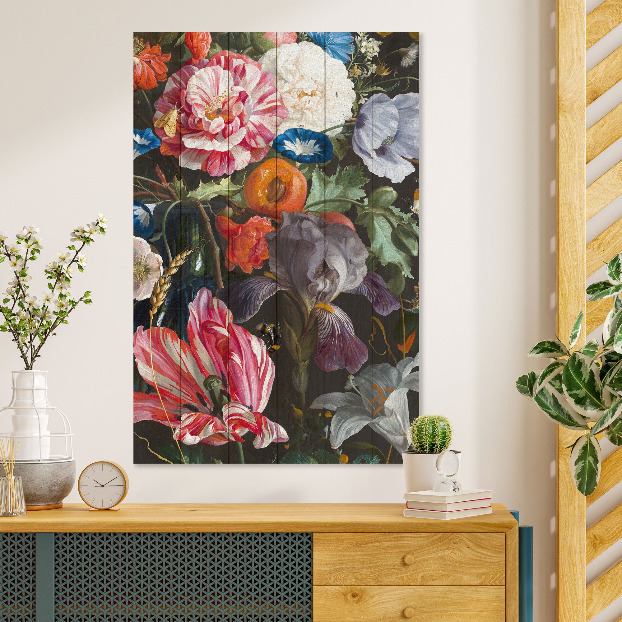 Bild Wood Flower Painting-20x30 cm