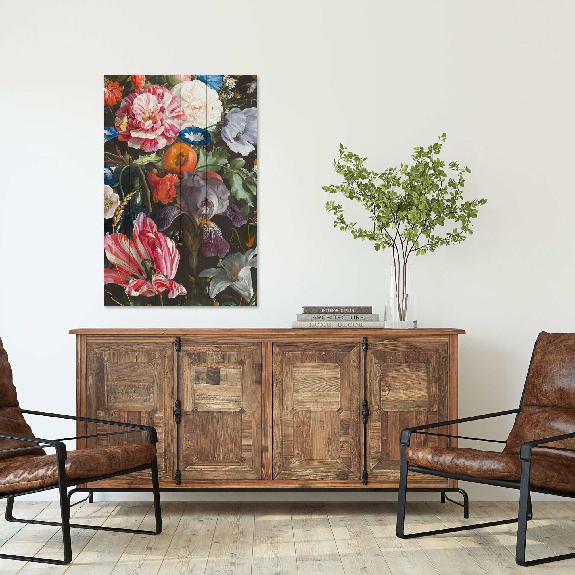 Bild Wood Flower Painting-20x30 cm