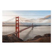 Obraz Dřevo Golden Gate Bridge-40x60 cm