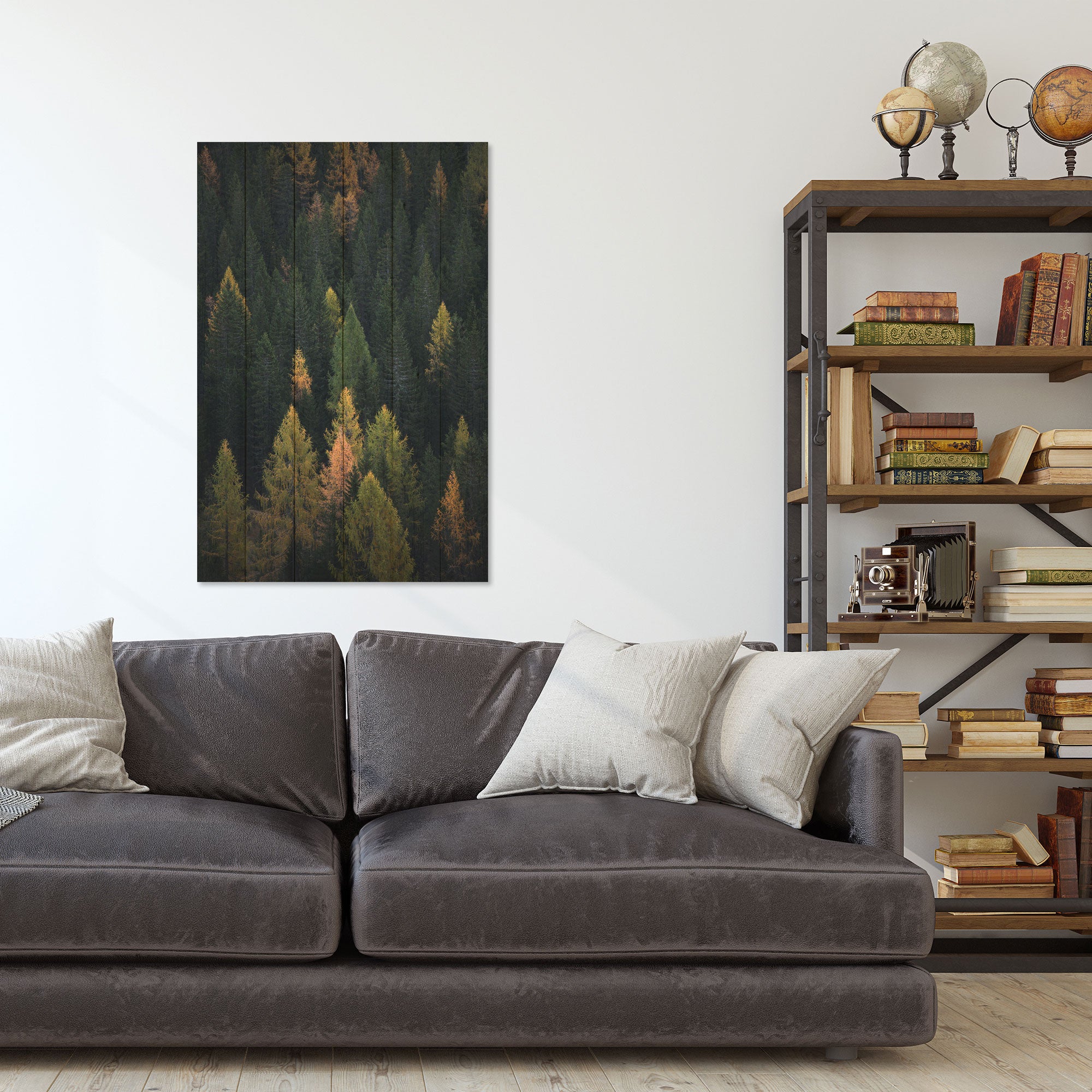 Obraz Dřevo Jehličnatý Les-30x40 cm
