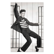 Obraz Dřevo Elvis Tanec-20x30 cm