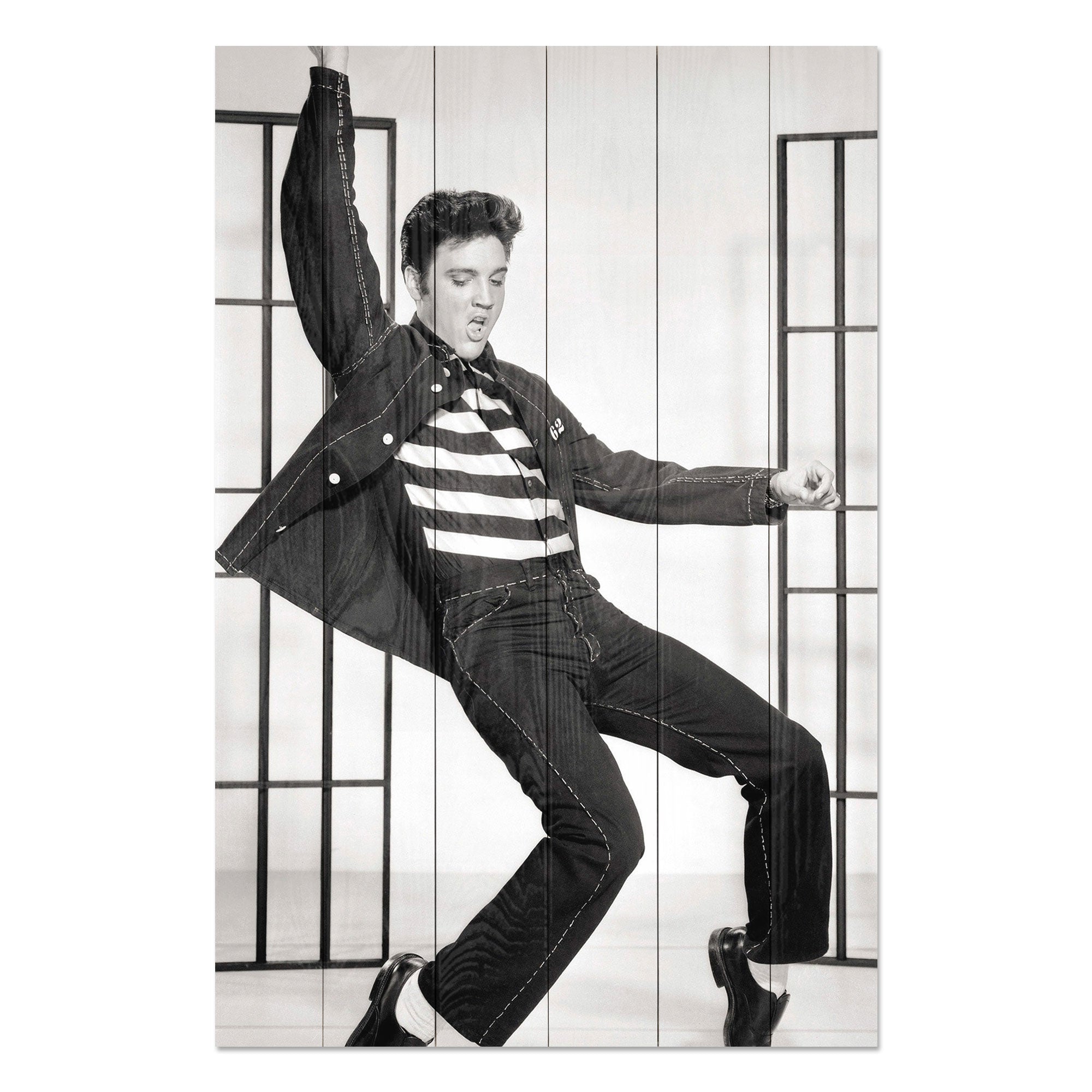 Obraz Dřevo Elvis Tanec