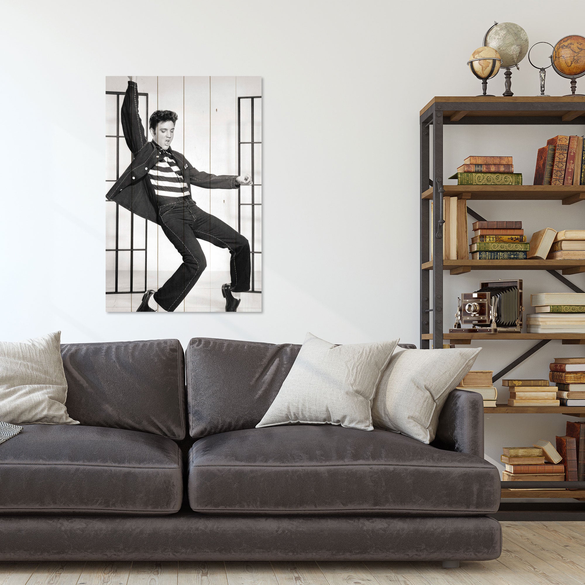 Obraz Dřevo Elvis Tanec