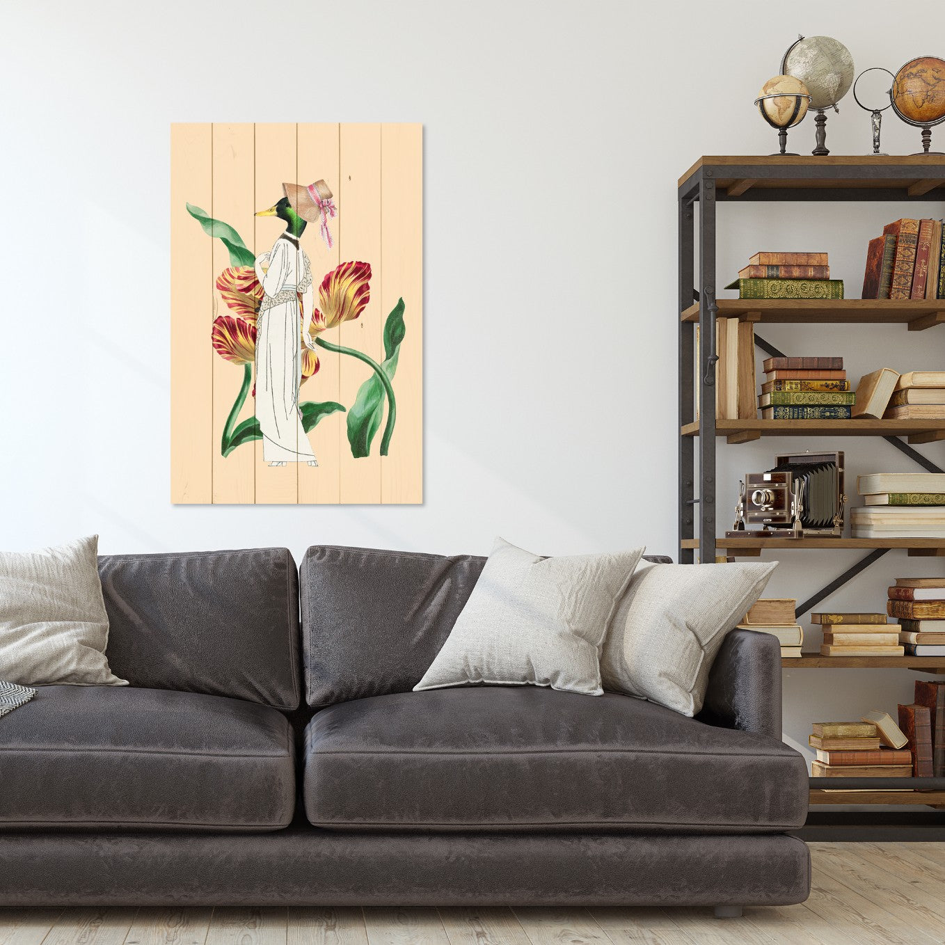 Wood Picture Exclusive Duck-30x40 cm