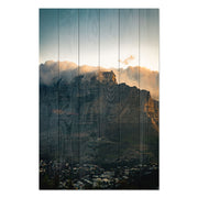 Wood Picture Illuminated City-60x90 cm
