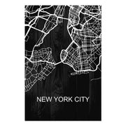 Obraz Wood New York City-50x70 cm