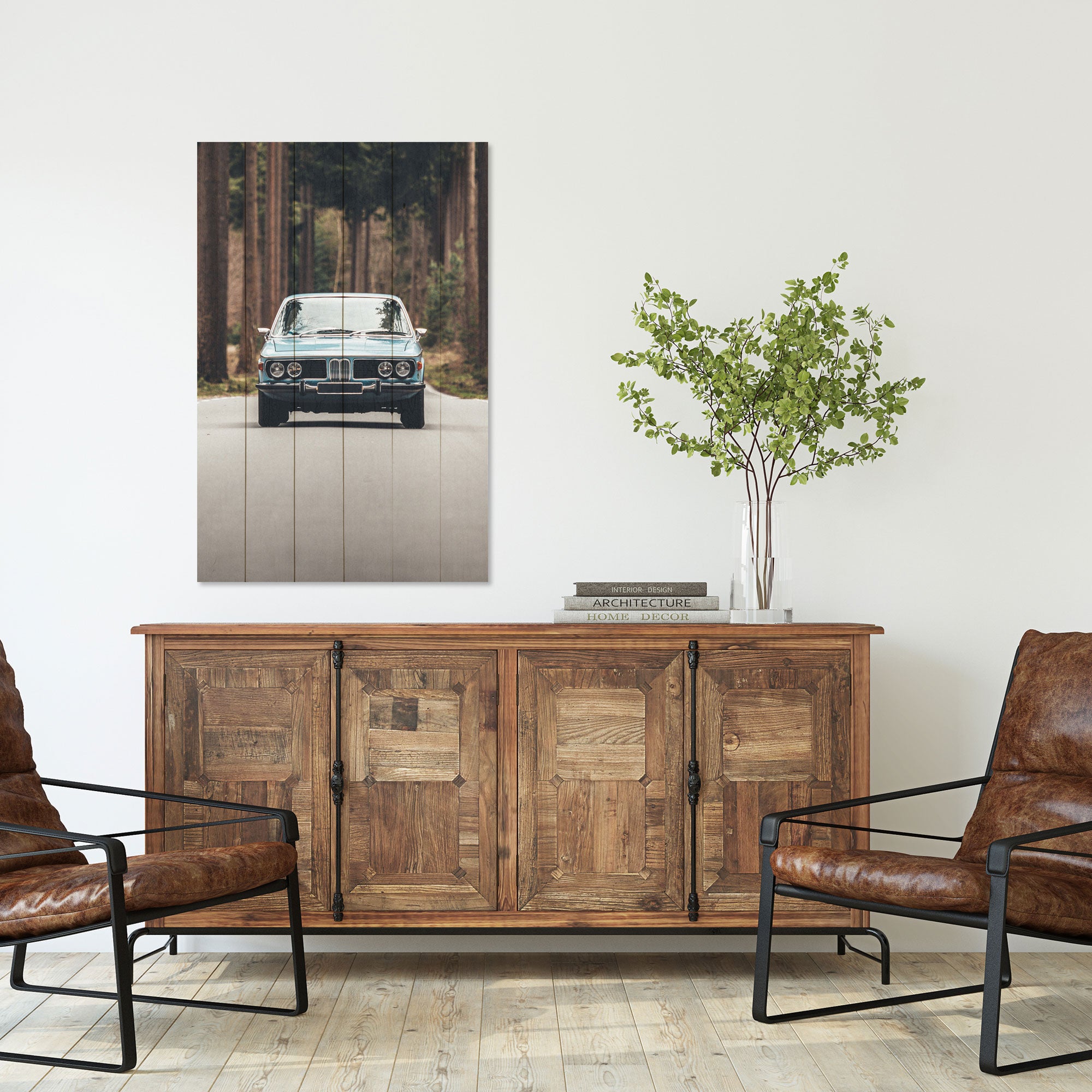 Obraz Wood Dobrodružstvo čaká-60x90 cm