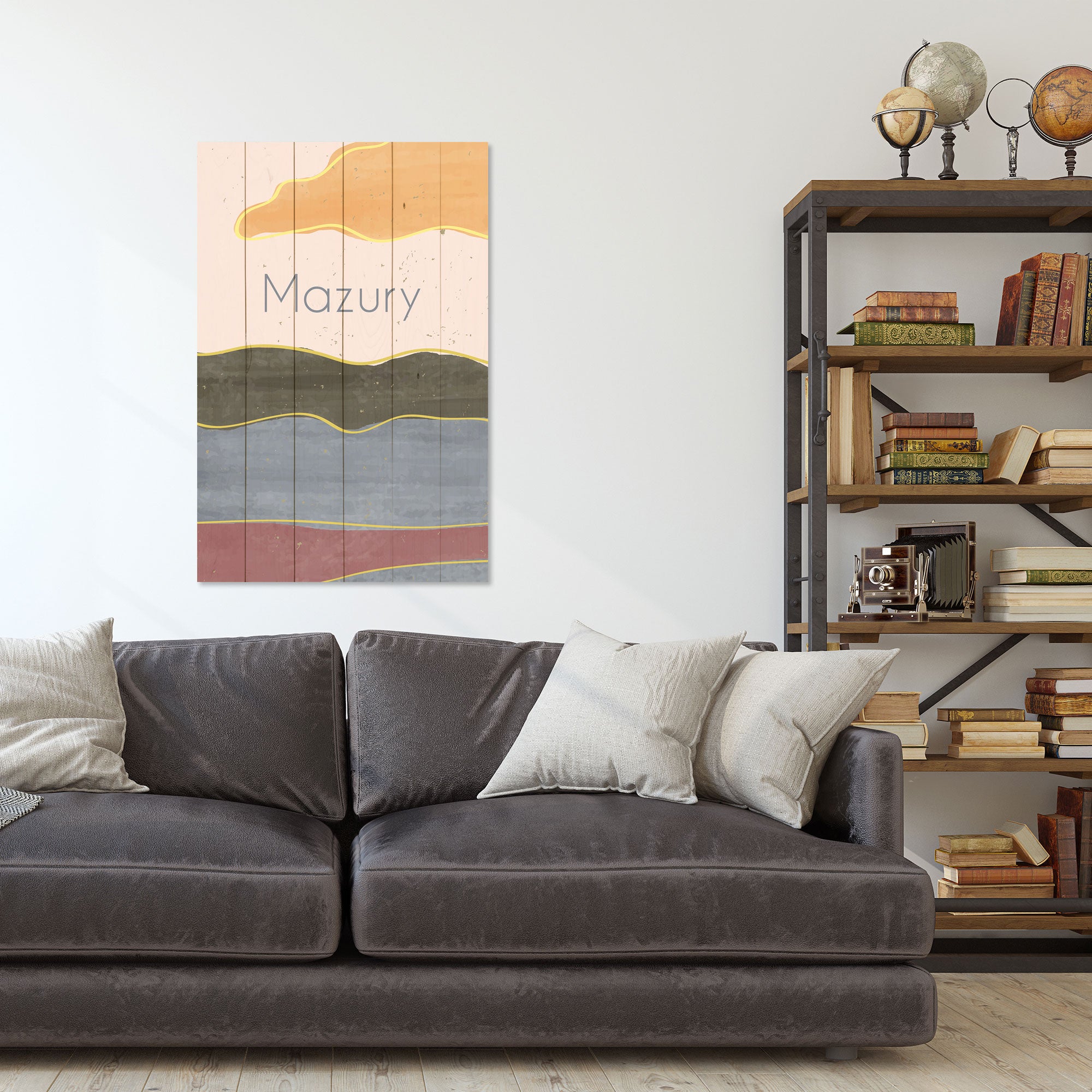 Obraz Wood Mazury - 40x60 cm