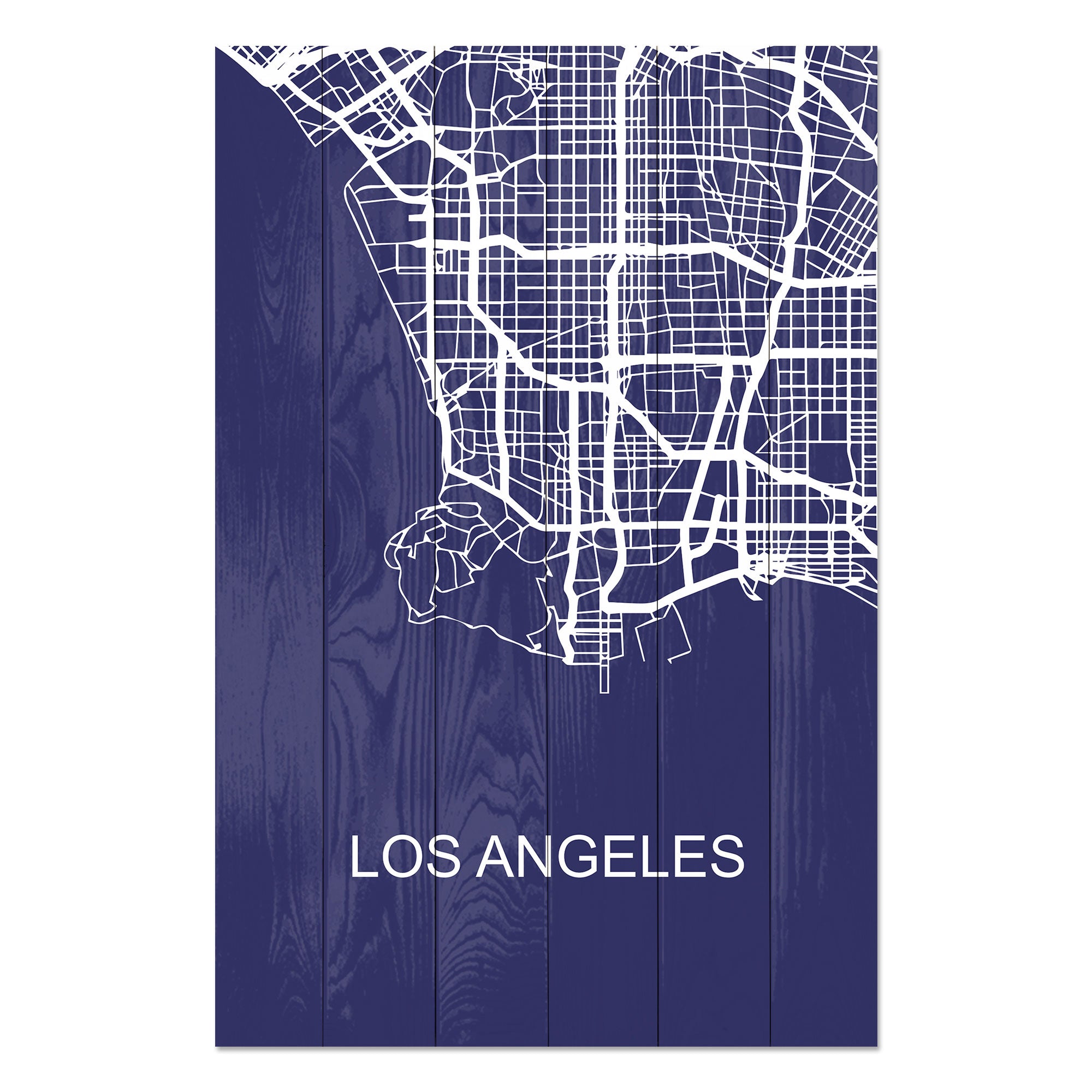 Obraz Dřevěné Los Angeles-30x40 cm