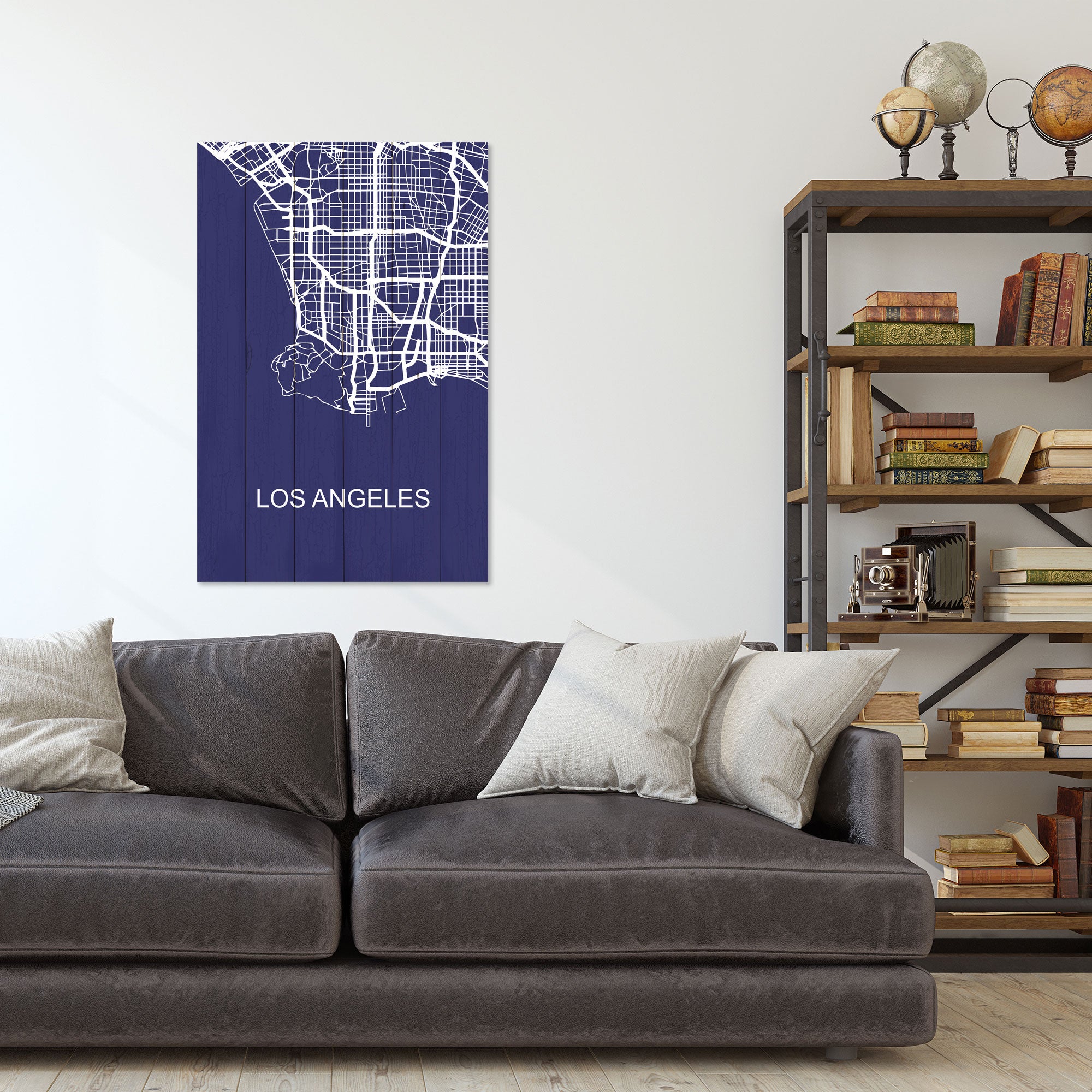 Obraz Wood Los Angeles - 40x60 cm
