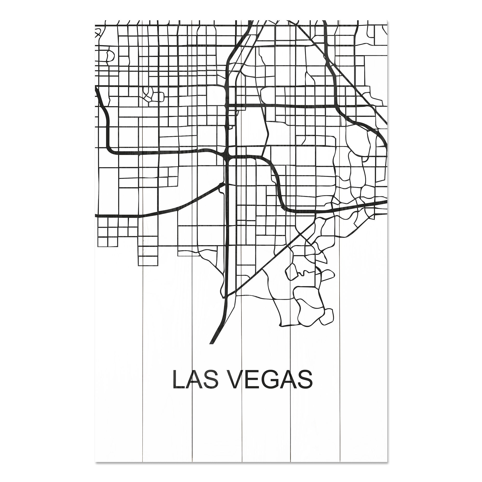 Obraz Wood Las Vegas