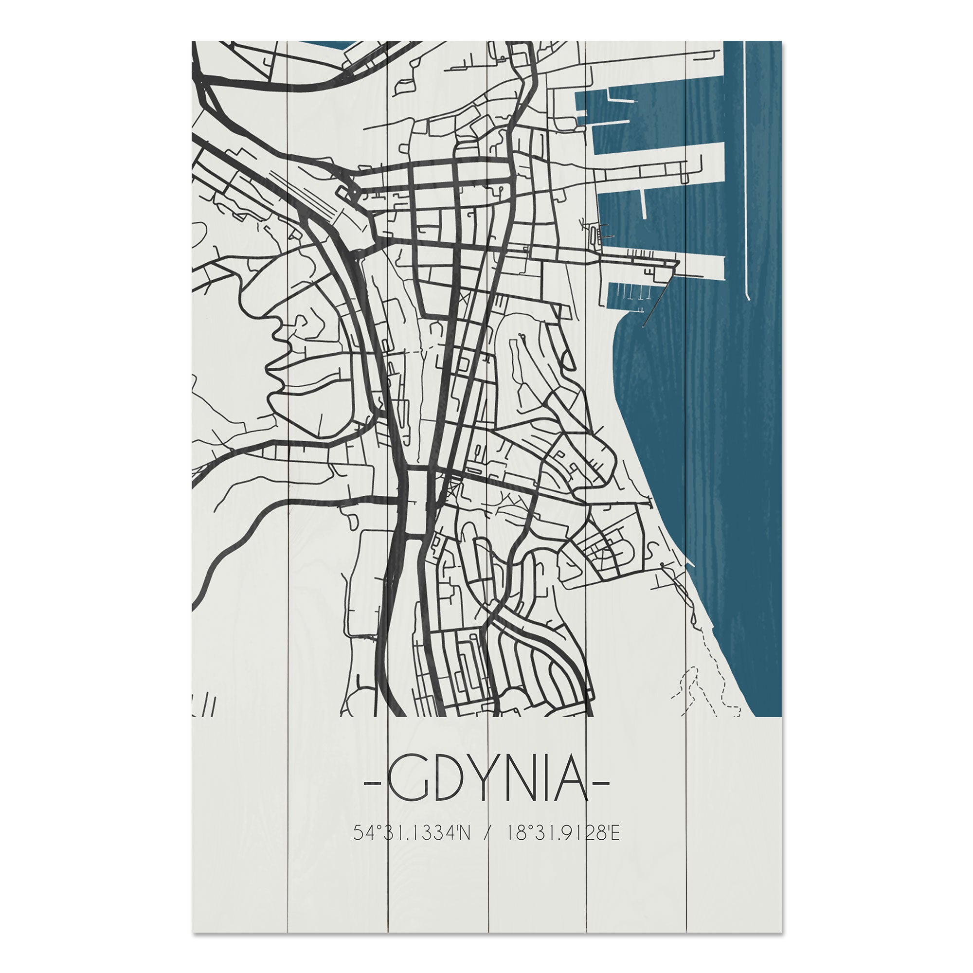 Wood Picture Gdynia-40x60 cm