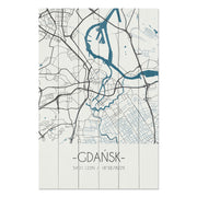 Obraz Wood Gdaňsk-20x30 cm