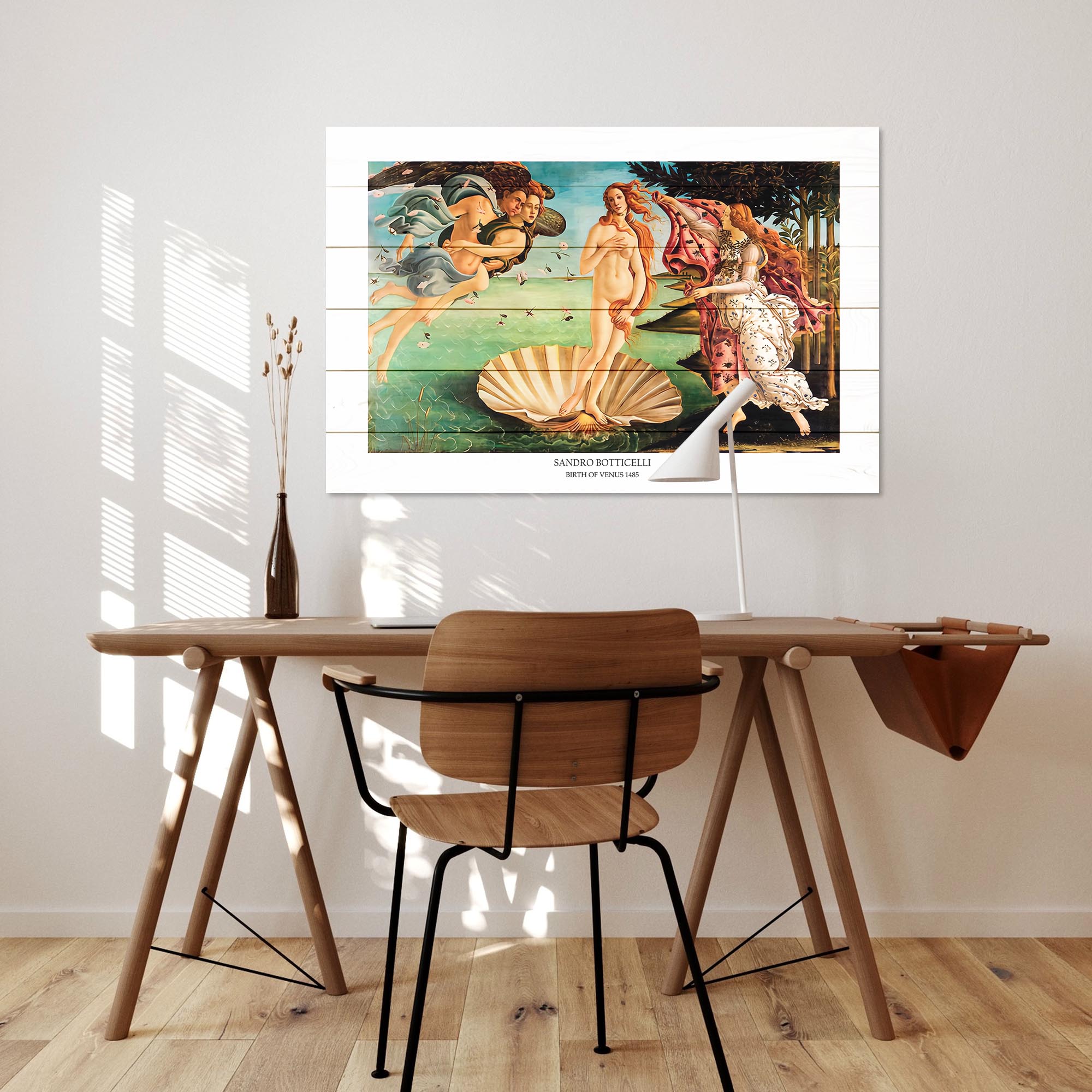 Obraz Wood Botticelli-30x40 cm