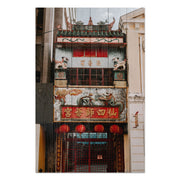 Wood Picture Chinese Townhouse