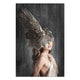 Wood Picture Brown Wings on the Head-20x30 cm