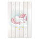 Wood Picture Sweet Unicorn Sleeping Cloud-30x30 cm
