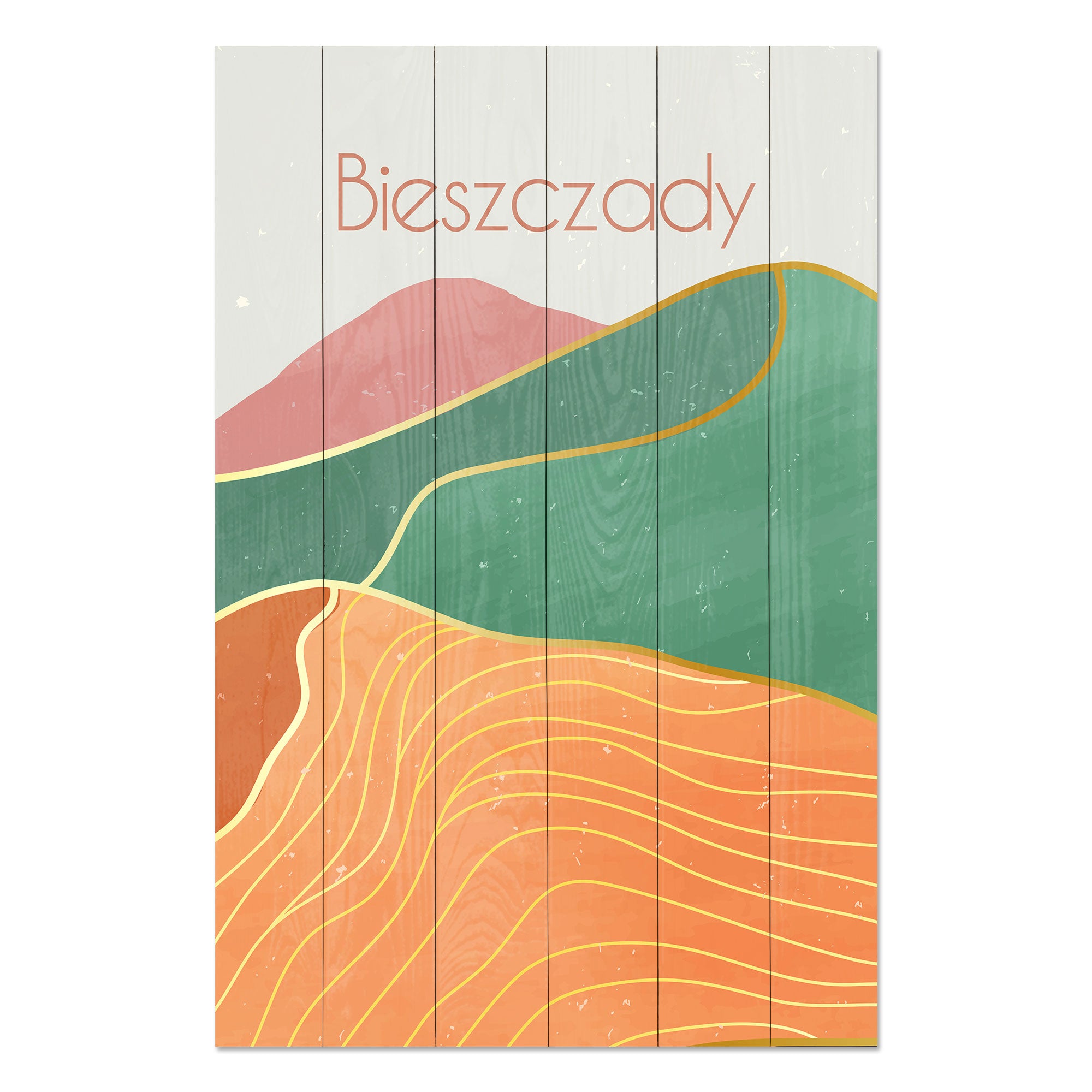 Wood Picture Bieszczady-30x40 cm