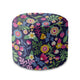 Runder Hocker Fußstütze Exotic Floral-Panama