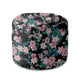Runder Hocker Fußstütze Dark Botanical Pink-Oxford