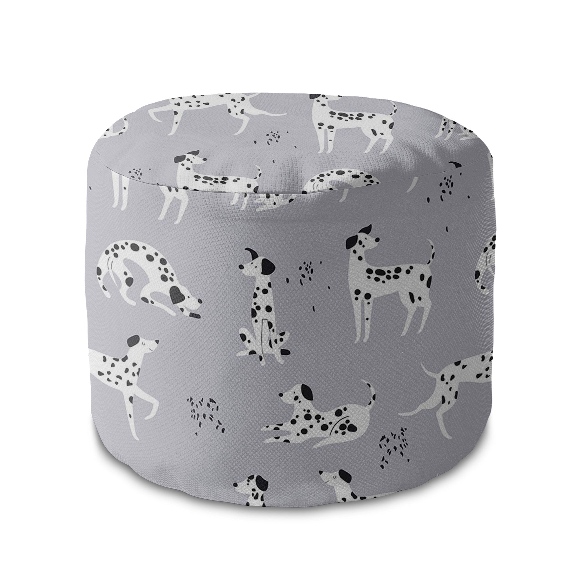 Kulatý puf podnožka Cartoon Dalmatian