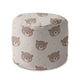 Kulatá taburetka podnožka Cute Bear-Oxford