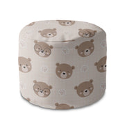 Kulatá taburetka podnožka Cute Bear