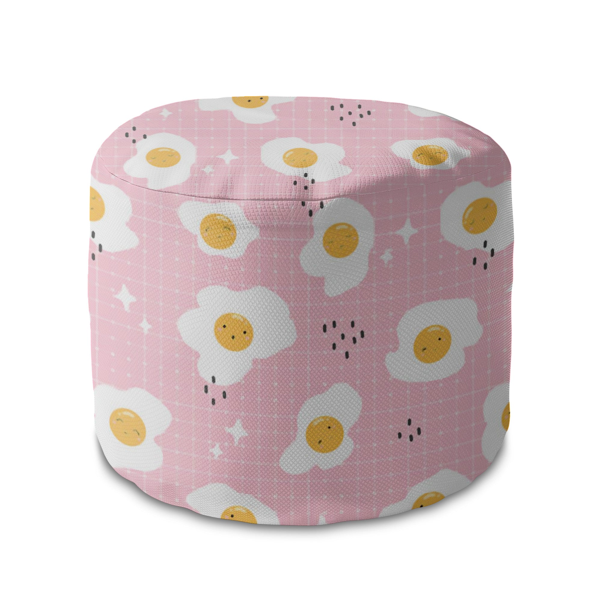Kulatá podnožka puf Cute Egg