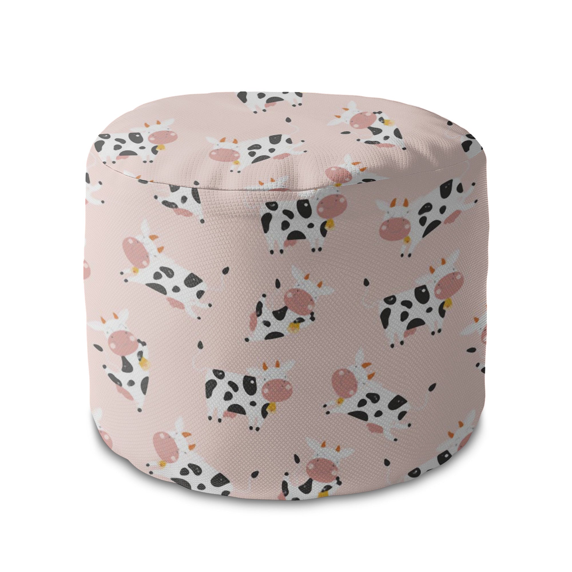 Runder Hocker Fußstütze Happy Cow