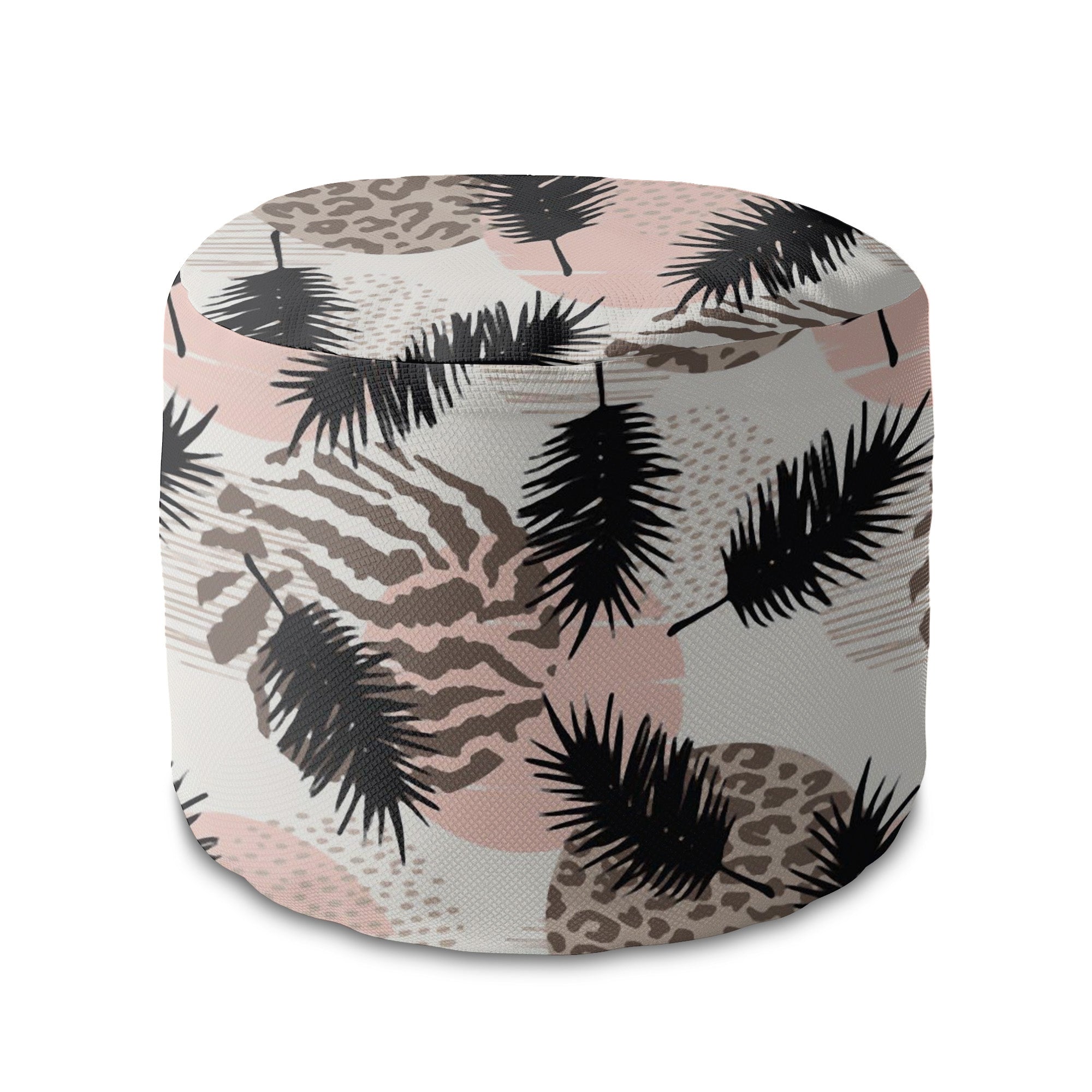 Kulatá podnožka Animal and Tropical Geometric-Oxford
