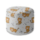 Okrúhly puf podnožka Baby Tiger