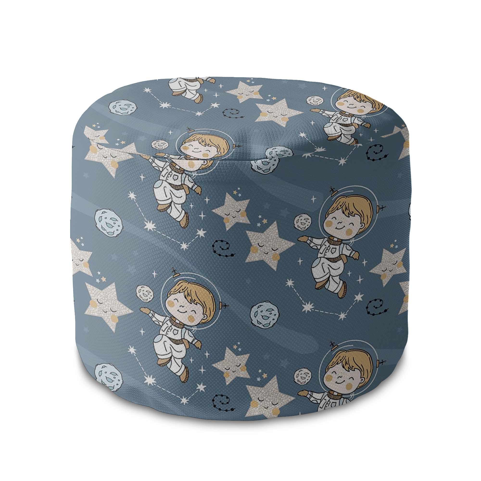 Puf kulatý podnožka Boy in Space