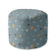 Runder Hocker Fußstütze Colorful Dots-Velvet