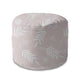 Runder Pouf Fußhocker Easy Sunday Morning-Velvet