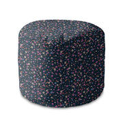 Round Pouf Footstool Ditsy Floral
