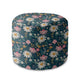 Runder Hocker Fußstütze Daisy Meadow-Velvet