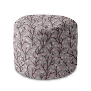 Kulatý puf podnožka Branches-Velvet