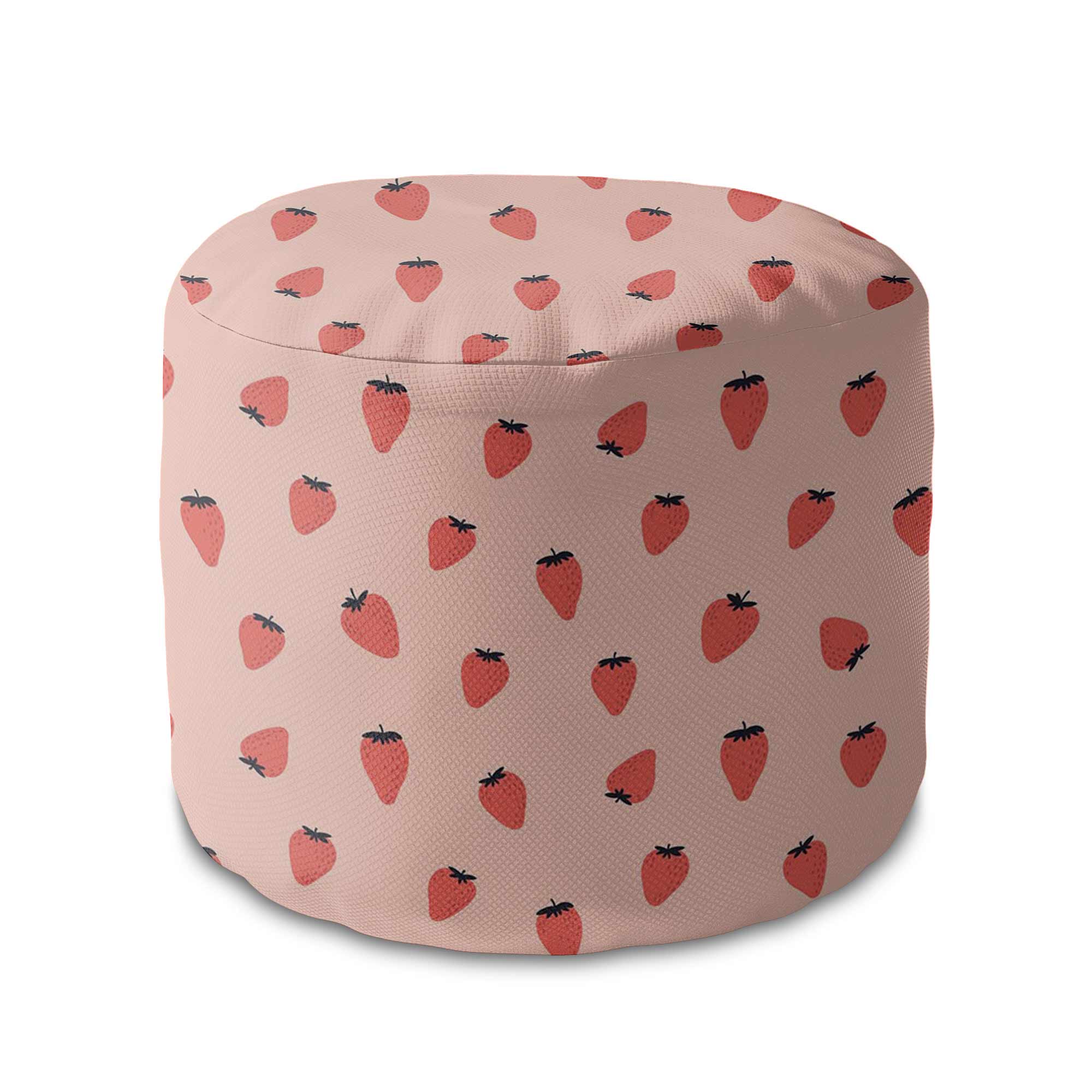 Kulatá podnožka Strawberry-Velvet
